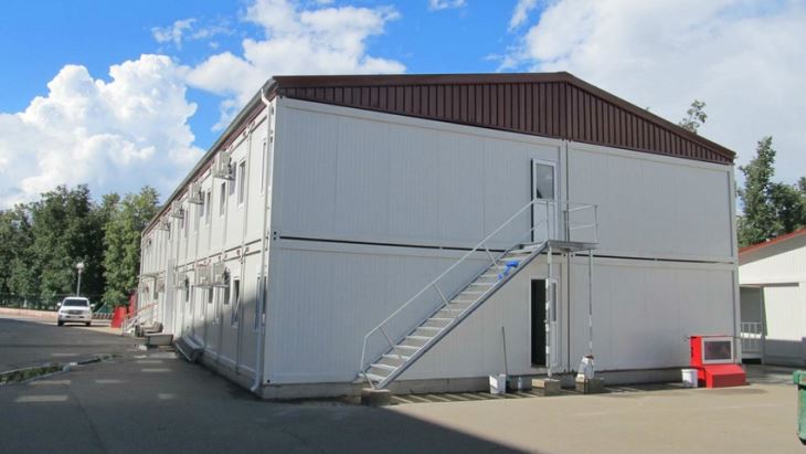 CE 인증을 받은 사무실/기숙사용 2층 모듈식 컨테이너 하우스