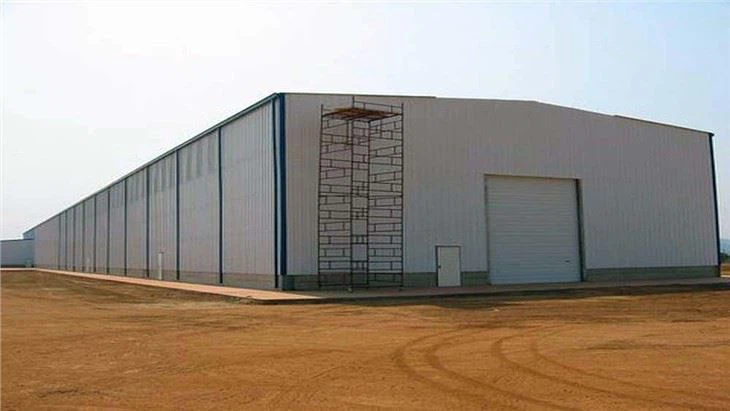 Angola Light Steel Structure Construction Metal Warehouse